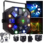 LIGHT4ME OCTALED disco light effect RGBWA flower