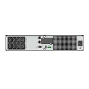 UPS Ever NETLINE RT 1500, 1500 VA, 1350 W, cu management, line-interactive, 6x C13, 1x C14, 1x USB, 12V/9Ah Rack 2U, Negru