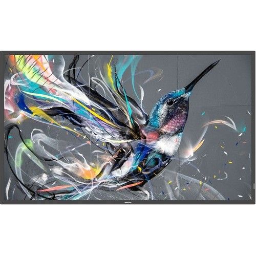 Monitor Signage Philips, 50 , 400nit, 24/7, UHD, panel ADS, 8ms, contrast static 1200:1, mătuire 25%, 50,000 ore, Android 11, CPU A72*2 + A53x4, GPU Mali T860 MP4, RAM 4GB, stocare 32GB. Conectivitate: VGA (via DVI), 1xDVI, 1xDP1.4, 2XHDMI2.0, micro USB, USB-A2.0, conectori de antenă 4G/LTE, 1xLAN