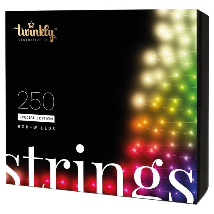TWINKLY Strings 250 Special Edition (TWS250SPP-BEU) Smart Christmas tree lights 250 LED RGB+W 20 m