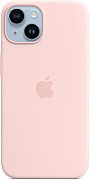 IPHONE 14 SILICONE CASE/WITH MAGSAFE - CHALK PINK