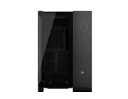 Carcasa CORSAIR 6500X Mid Tower DUAL CHAMBER NEGRU/OBSIDIAN ALUMINIUM, Tempered Glass, Sloturi Expansiune 8 orizontal + 3 vertical, Drive Bays: 2x3.5  2x2.5 , Format Placa De Baza Suportat: MIni-ITX, Micro-ATX, ATX, E-ATX, Lungime Maxima Placa Video: 400mm, Inaltime Maxima Cooler Procesor: 190mm