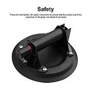 Vacuum suction cup with pump  for tiles and glass  160 kg  in case