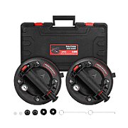 Vacuum suction cup with pump  for tiles and glass  160 kg  in case