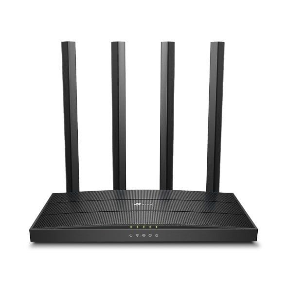 TP-Link Archer C6 router wireless Gigabit Ethernet Bandă dublă (2.4 GHz/ 5 GHz) Negru