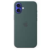 IPHONE 16 PLUS SILICONE CASE/WITH MAGSAFE - LAKE GREEN