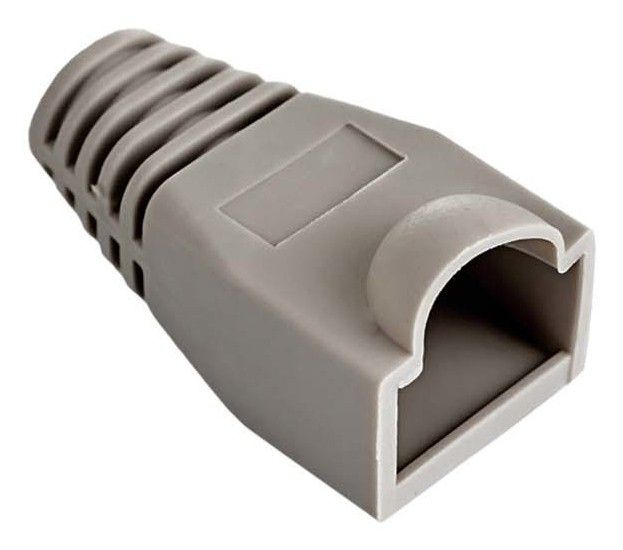 Kink Protection Sleeves, for RJ45 Modular plugs color grey, 100 pieces
