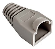 Kink Protection Sleeves, for RJ45 Modular plugs color grey, 100 pieces