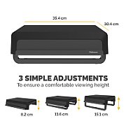 Fellowes Monitor Riser Breyta  black
