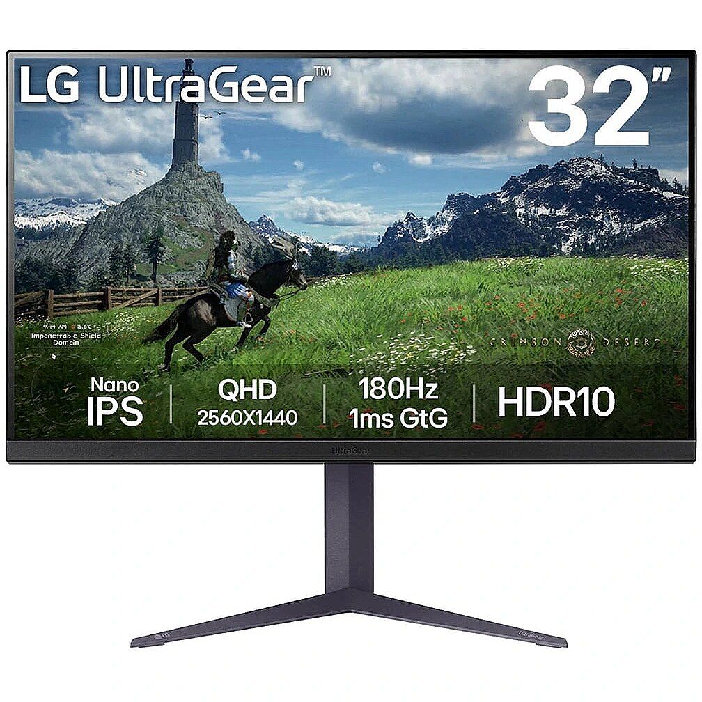 LG Electronics LG LCD  32GS85QX-B 32  black UltraGear Gaming Monitor