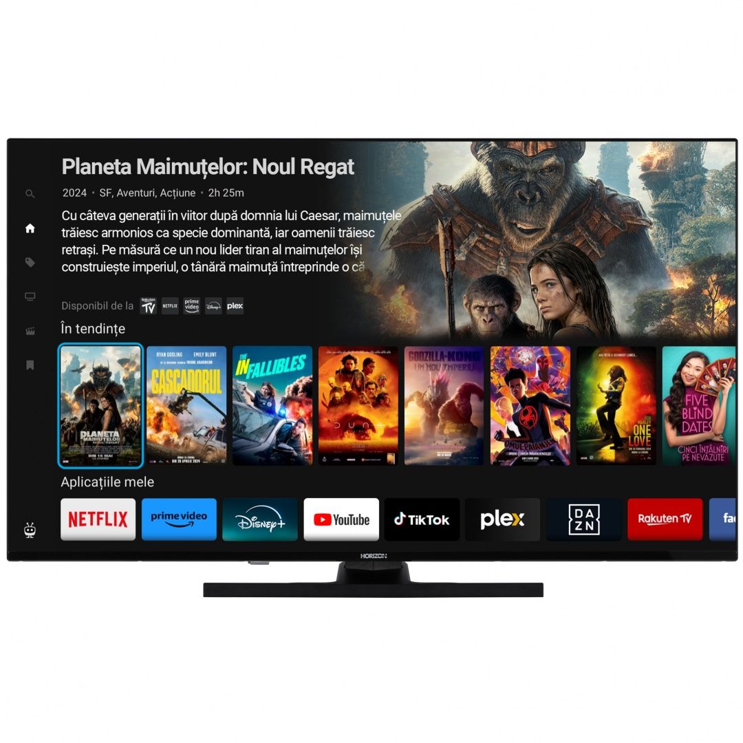 QLED TV HORIZON SMART 65HQ8560U/D, 65  D-LED, 4K Ultra HD, DVB-S2/T2/C, CME 800Hz, TiVo, Contrast 5000:1, 250 cd/m2, 1xCI+, 3x HDMI (v2.1), 2x USB(v2.0), 1x OPTICAL, 1x AUX, 1x LAN(RJ45), USB Player (AVI,MKV, H.265/HEVC, JPEG), HDR10, Dolby Vision + Dolby Atmos, Hotel TV Mode (Passive), VESA 400 x