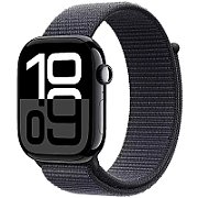 Apple Watch Series 10 jet black aluminium 46mm 4G ink sport loop