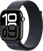 Apple Watch Series 10 jet black aluminium 46mm 4G ink sport loop