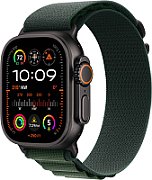 Apple Watch Ultra 2 (2024) black titanium 49mm 4G dark green alpine loop Size M