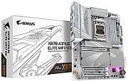 GIGABYTE X870 A ELITE WF7 ICE Motherboard - Supports AMD Ryzen 9000 CPUs  16+2+2 Phases Digital VRM  up to 8000MHz DDR5 (OC)  4xPCIe 5.0 + 4xM.2 Wi-Fi 7  2.5GbE LAN  USB 3.2 Gen 2x2