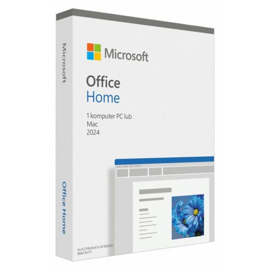 Microsoft® Office Home 2024 Polish EuroZone 1 License Medialess  Polish