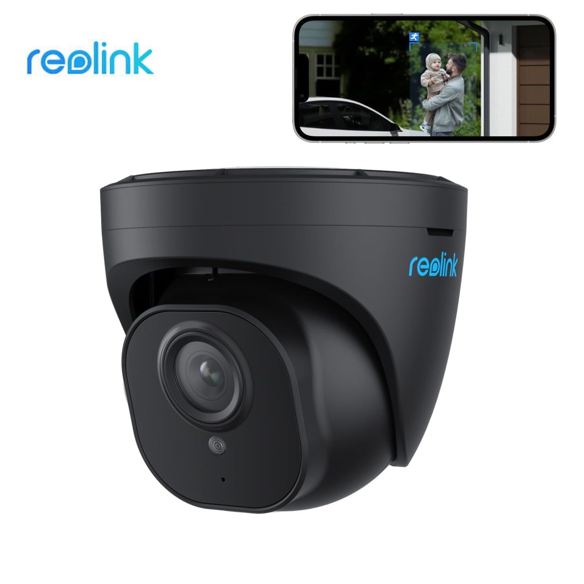 Reolink P334 - Smart 4K 8MP Ultra HD Outdoor PoE Security Camera Supports 256GB & Person/Vehicle/Pet Detection