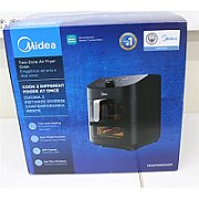 Midea Two Zone Airfryer | MAD1100DADK | Power 1850 W | Capacity 4.4/6.4 L | Rapid Air technology | Black