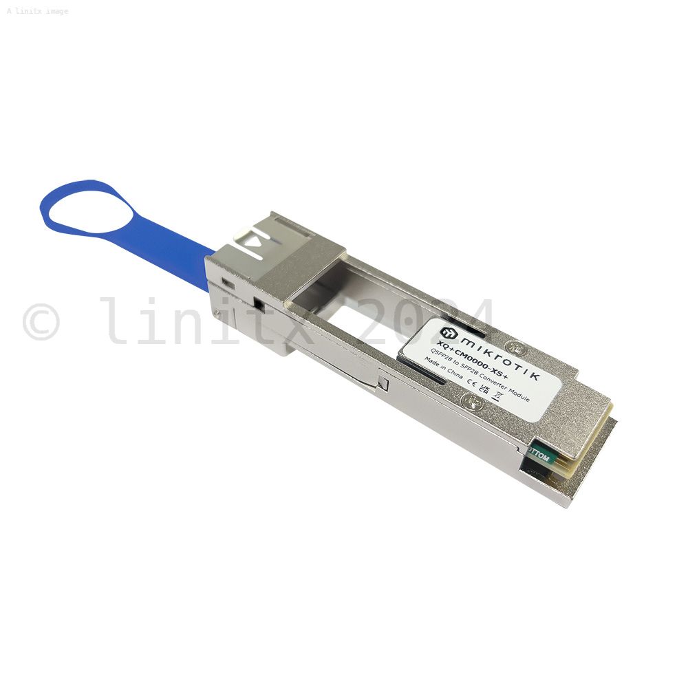 MikroTik | QSFP28 to SFP28 Converter | XQ+CM0000-XS+ | SFP/SFP+/SFP28 | QSFP28 to SFP28 | 25000 Mbit/s | -20 to 85