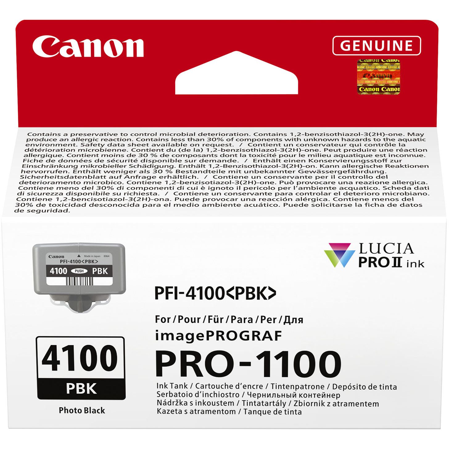 Cartus cerneala Canon 6777C001 ,Negru ,80 ml ,Original (PFI-4100pbk) 