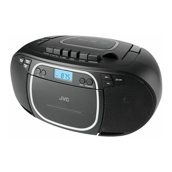 JVC RC-E451B CD player Portable CD player Black