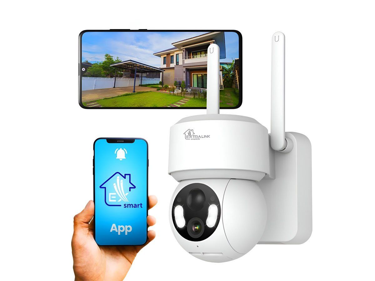 Extralink Smart Life SolarEye Pro | Outdoor Camera | Wireless  2.5K  Wi-Fi  5200mAh battery  IP65