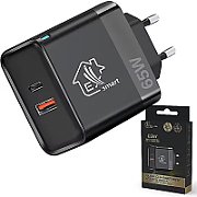 Extralink Smart Life Fast Charger 65W GaN | Charger | USB-C  USB-A