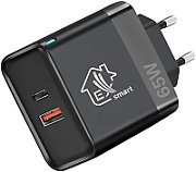 Extralink Smart Life Fast Charger 65W GaN | Charger | USB-C  USB-A