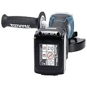 MAKITA. ANGLE GRINDER. 18V DGA517RTJ 125mm 2x5 0Ah REG. REV. BLDC PADDLE SWITCH