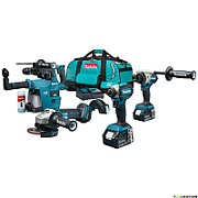 MAKITA. ZES. COMBO 18V DLX4155TX1 (DGA504+DDF486+DTD153)