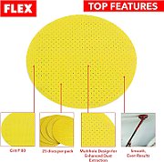 FLEX PLASTER PAPER 225 gr. 80 /25pcs.