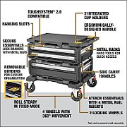 DEWALT.SKRZYNIA TOUGH SYS.2 0 DXL WIEŻA 4 w 1