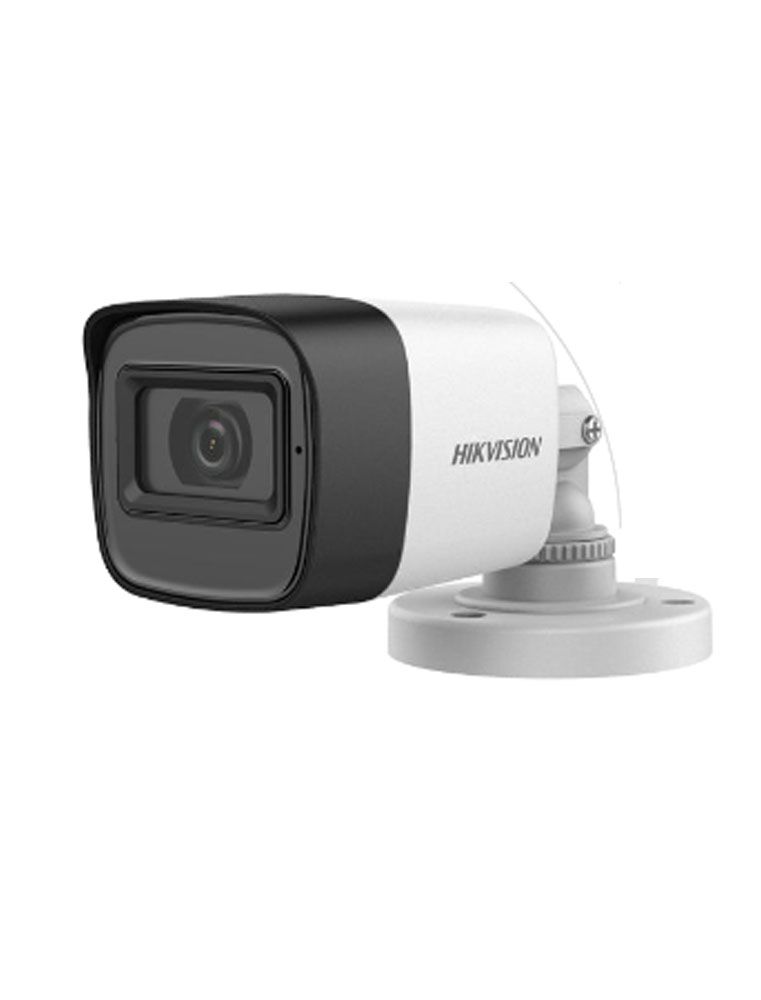 Camera de supraveghere Mini Bullet 2MP Hikvision DS-2CE16D0T- ITPFS(2.8MM), lentila fixa: 3.6mm, iluminare min.: 0.01 Lux @ (F2.0, AGC ON), 0 Lux cu IR: 25m, iesire: TVI/AHD/CVI/CVBS, alimentare: 12 VDC ± 25%, protectie: IP67, dimensiuni: 58 mm × 61 mm × 158.6 mm, greutate: 160g, temperatura de