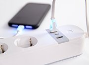 Gembird TSL-PS-S4U-01-W Smart power strip 4 AC outlet(s) Type E 1.5 m 3 3880 W White