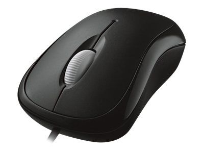 Mouse Microsoft Basic, Wired, Negru