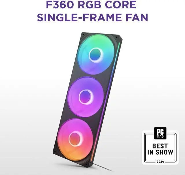 NZXT RF-U36HF-B1 computer cooling system Computer case Fan 36 cm Black