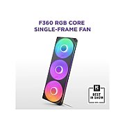 NZXT RF-U36HF-B1 computer cooling system Computer case Fan 36 cm Black