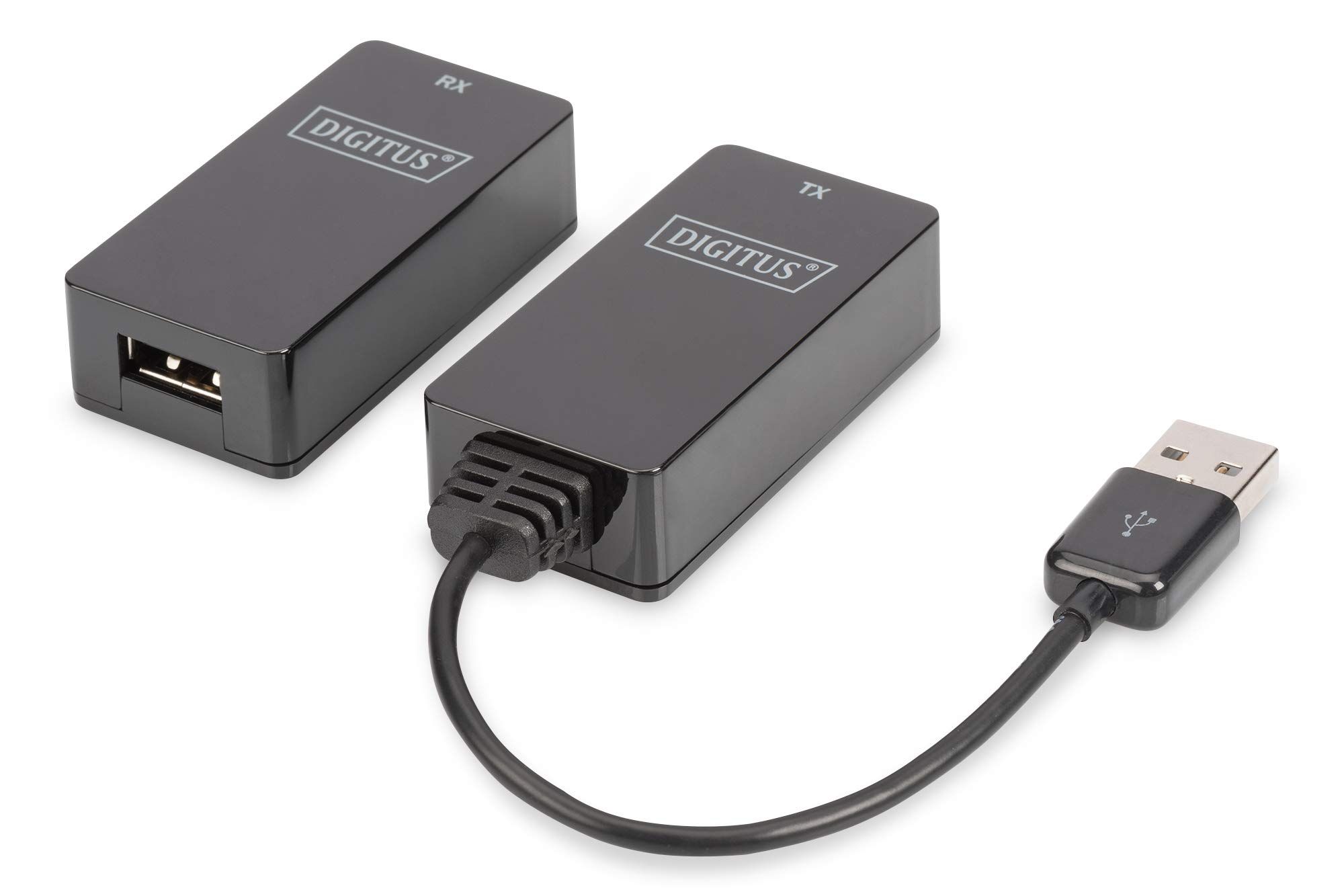 DIGITUS USB Extender fĂĽr Cat5/5e/6 bis 45m