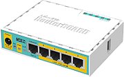 Konica Minolta Mikrotik hEX PoE lite router Fast Ethernet Biały
