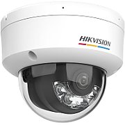 Camera de supraveghere IP Dome 6MP ColorVu with Smart Hybrid Light Hikvision DS-2CD1167G2H-LIU(4MM), lentila fixa: 4mm, iluminare min.: Color: 0.001 Lux @ (F1.0, AGC ON),B/W: 0 Lux cu IR: 30m, microfon incorporat, alarma la evenimente: Motion detection (support alarm triggering by specified target