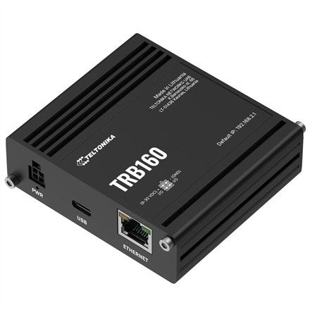 Teltonika Teltonika TRB160 | LTE IoT Gateway | Cat 6  1x RJ45 1000Mbps  IP30