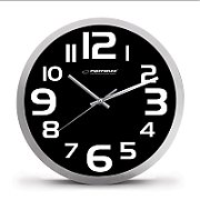 Esperanza EHC013K Wall Clock - Zurich - Black Quartz clock Oval Black  White