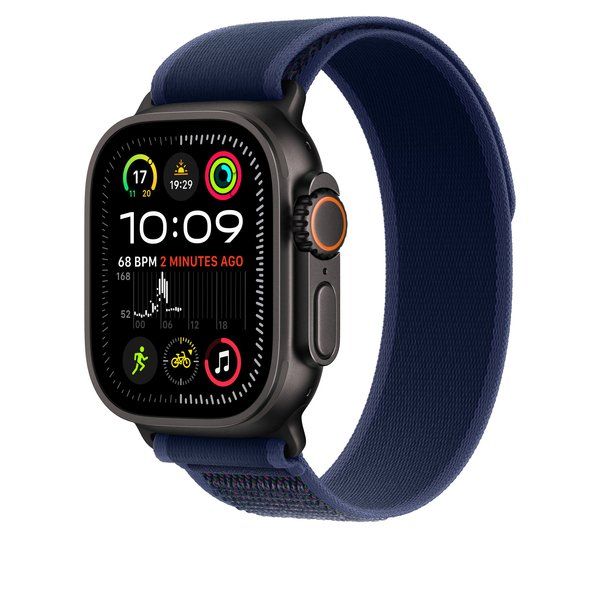 49MM BLUE TRAILLOOP/M/L - BLACK TITANIUM FINISH