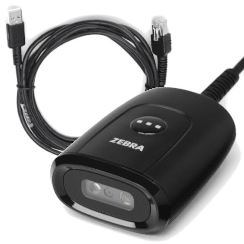 DS5502-SR Black USB KIT: DS5502-SR40004ZZWW Scanner, CBL-U10755-01 7' USB Cable