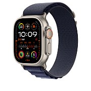 49MM NAVY ALPINELOOP/LARGE - NATURAL TITANIUM FINISH