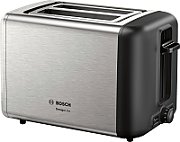 Bosch TAT3P420 toaster 2 slice(s) 970 W Black  Stainless steel