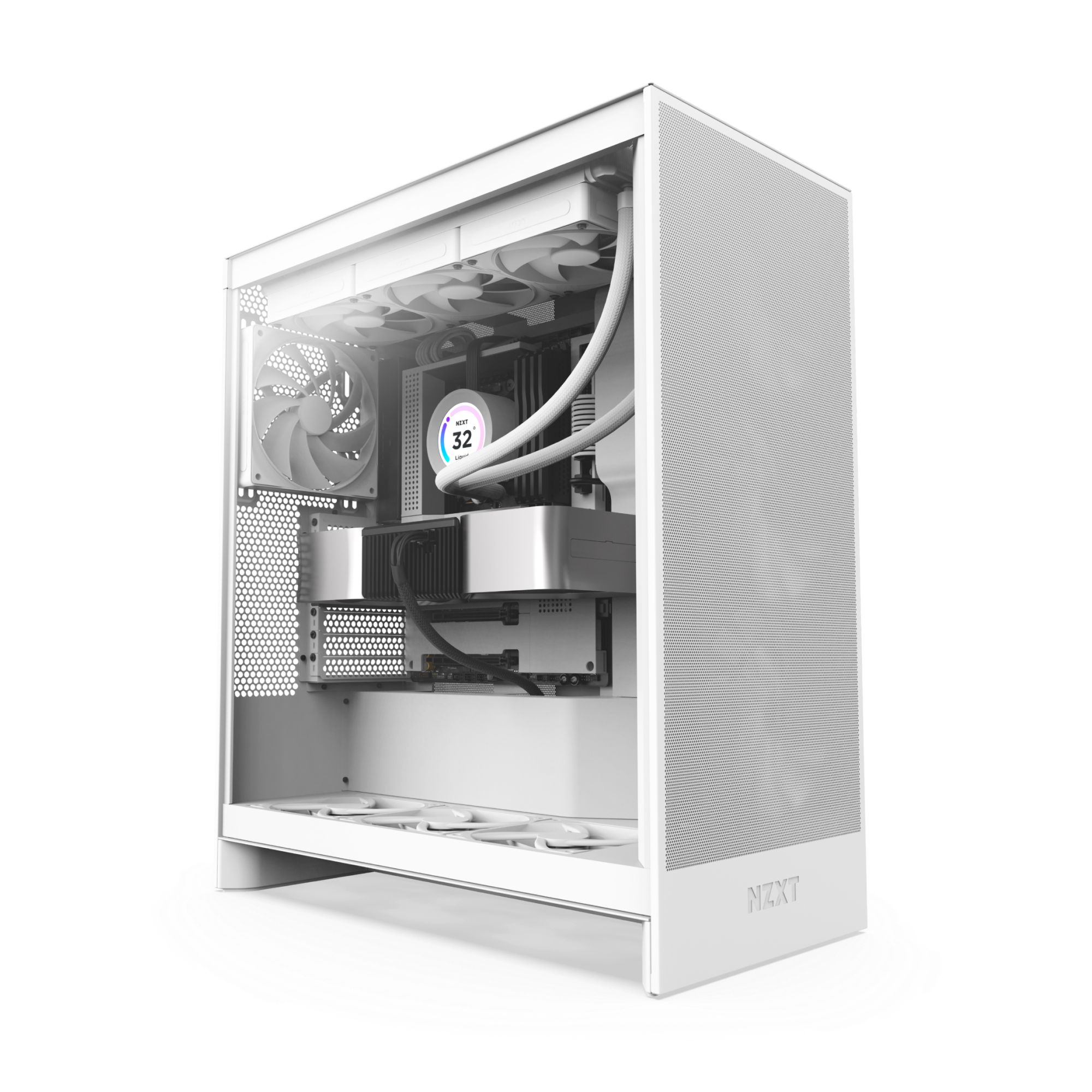 H7 Flow (2024), Mid-Tower, ATX, Alb