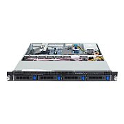 Platforma Gigabyte Rack (1U) R123-X00-AA01 Intel E-24XX (4x 3 5  SATA HS  1xM.2  2x1Gbe  IPMI  1x400W)