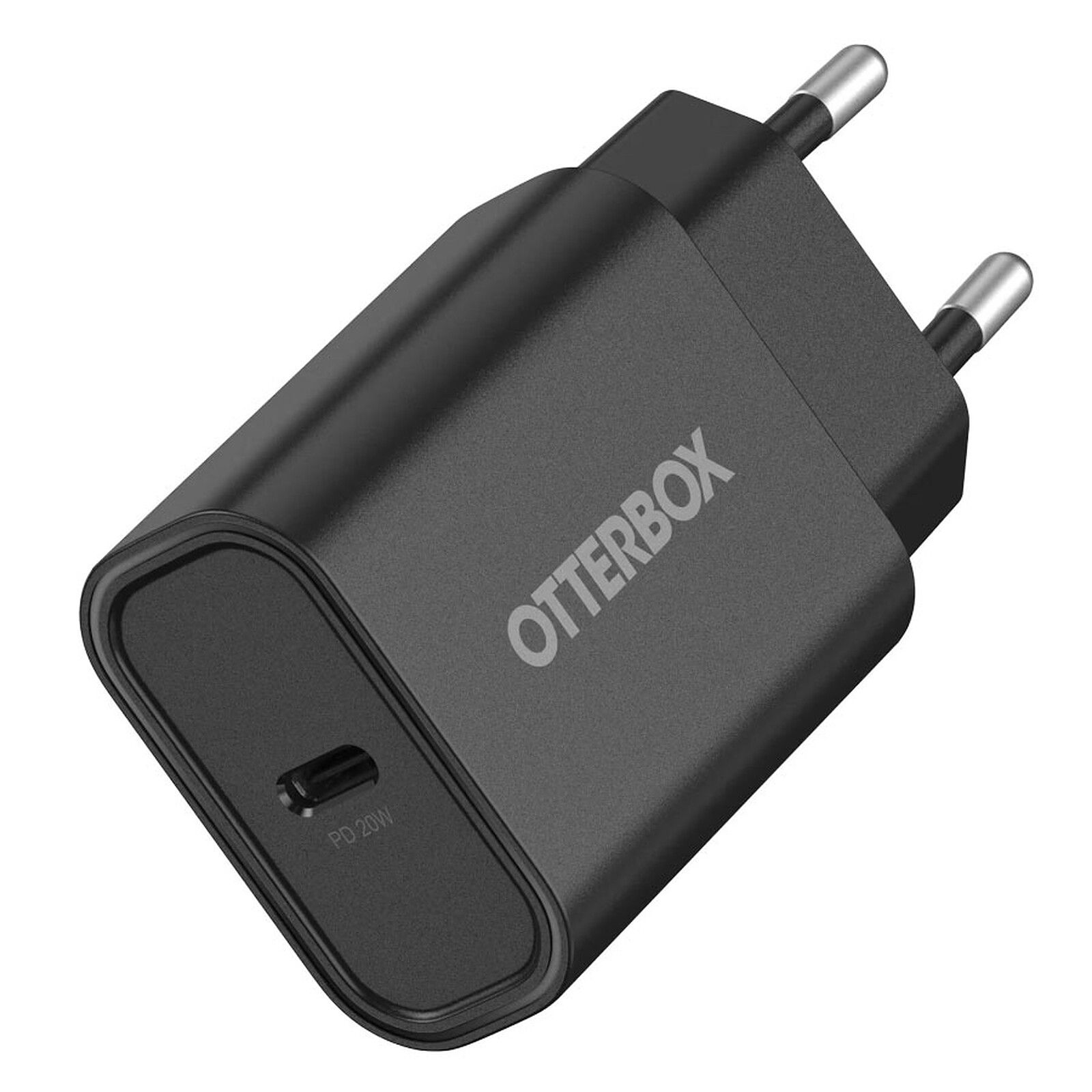 OB STANDARD EU WALL CHARGER 20W/- 1X USB-C 20W USB-PD BLACK - PR