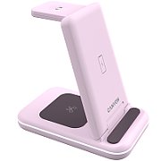 CANYON wireless charger WS-304 15W 3in1 Iced Pink